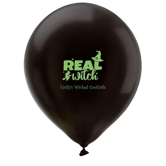 Real Witch Latex Balloons